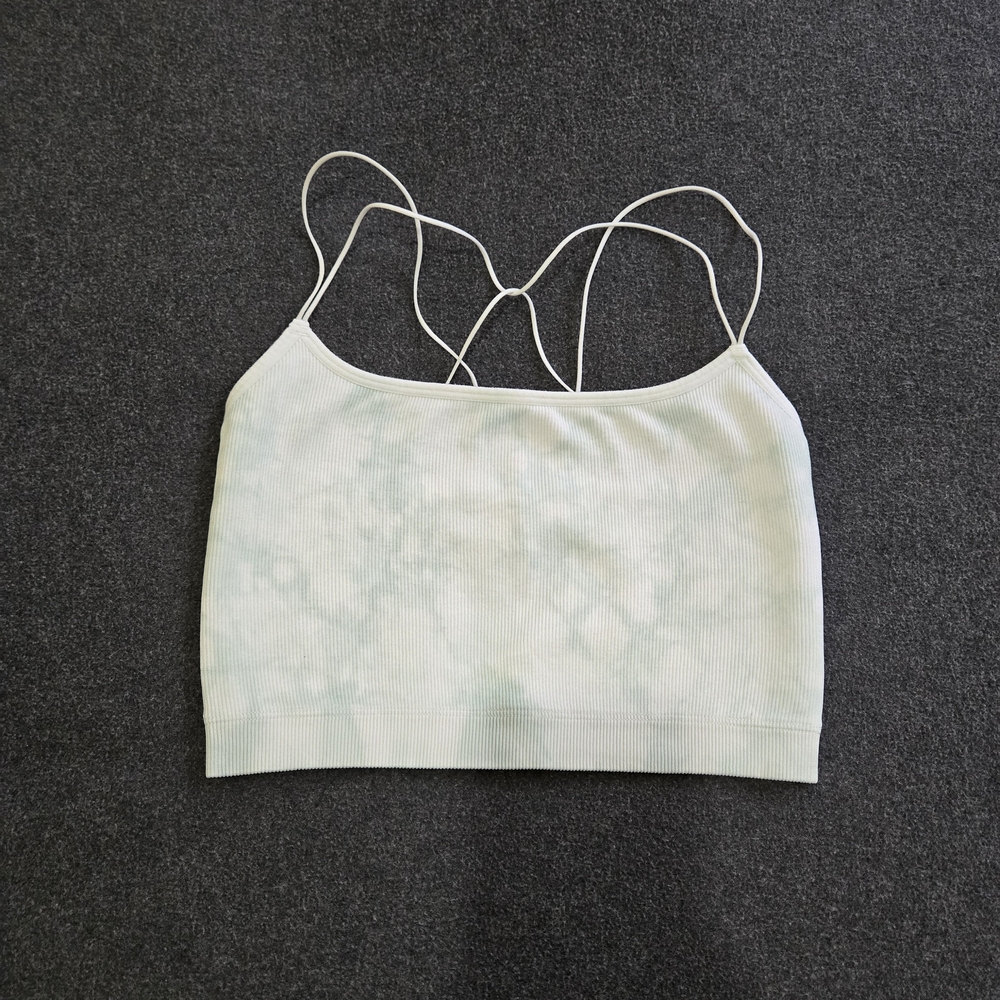 Gilly Hicks Women's Strappy Tie-Dye Crop Top